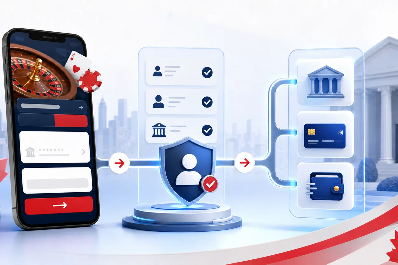 Canadian casino withdrawal route through account verification to a personal bank, card or wallet destination